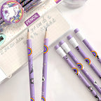 Unicorn Writing Pencils Pack of 12 with Eraser and Sharpeners