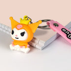 Senorio line Kuromi Silicone Keychain