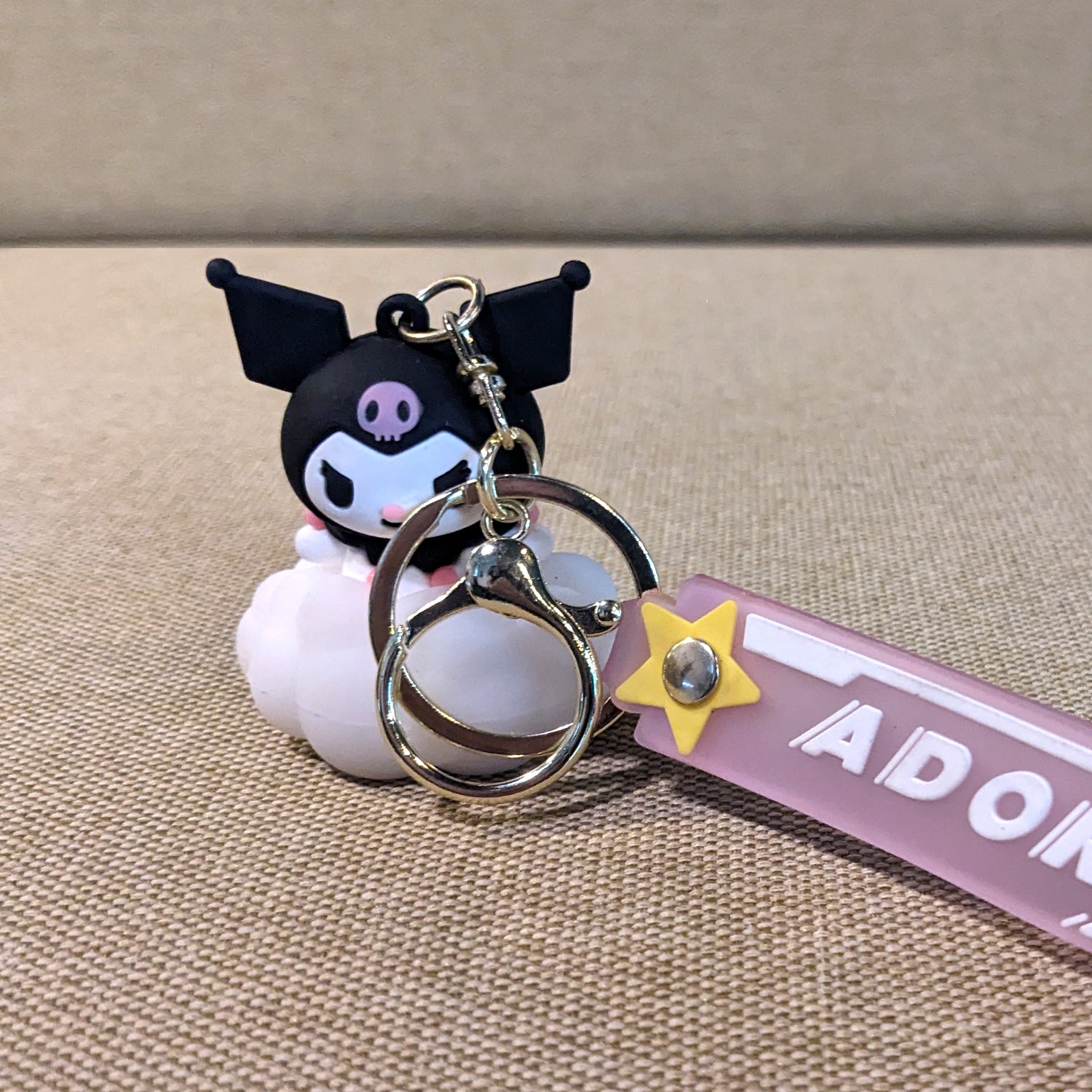 Silicone Sanrio Line characters Keychain with light