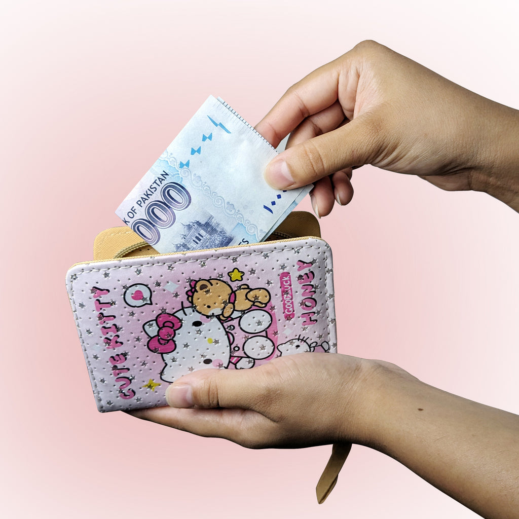 Lightweight Hello Kitty Compact Wallet for kids