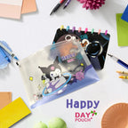 Kuromi A4 Transparent File and Data Storage Bag