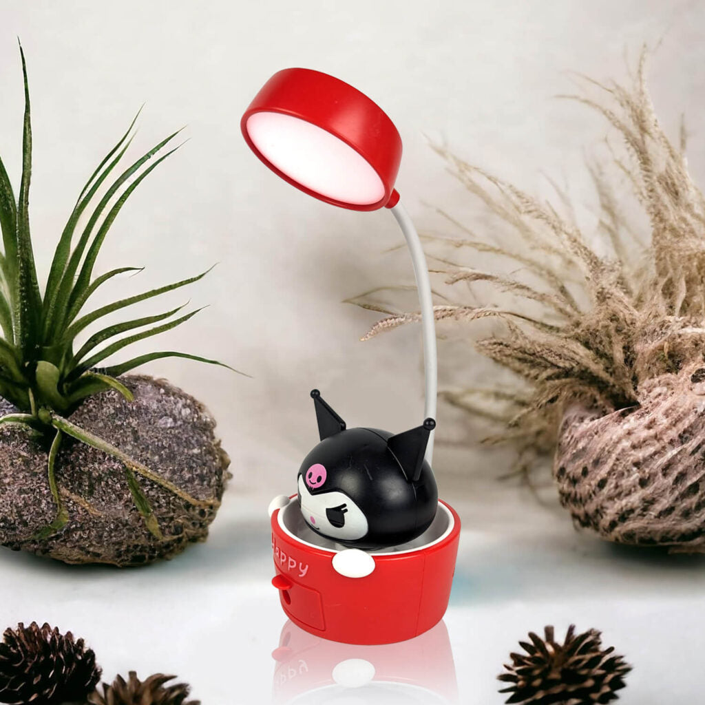 Kuromi Rechargeable Table Lamp with Sharpener