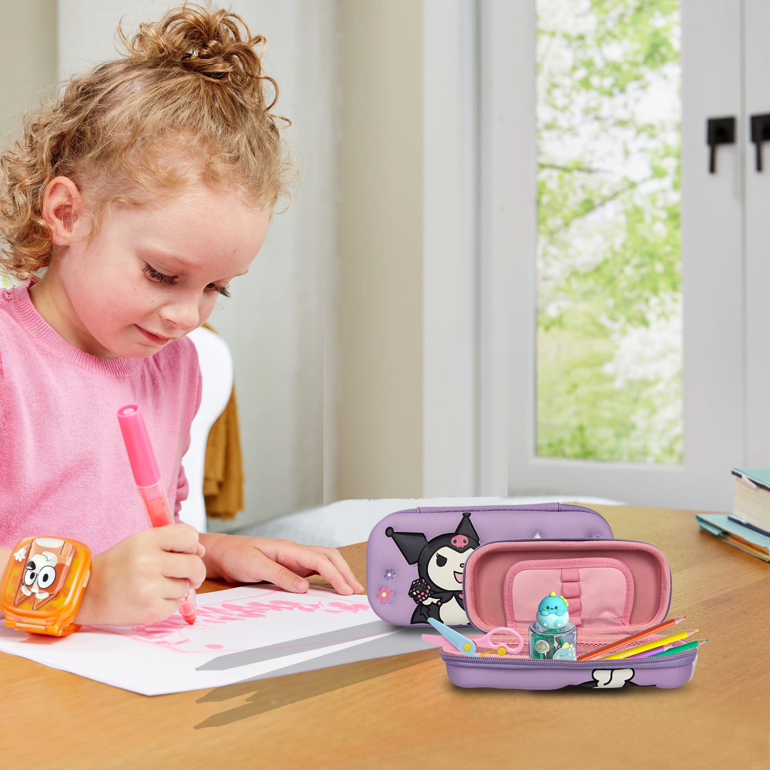 Kuromi Hard Shell Pencil Pouch