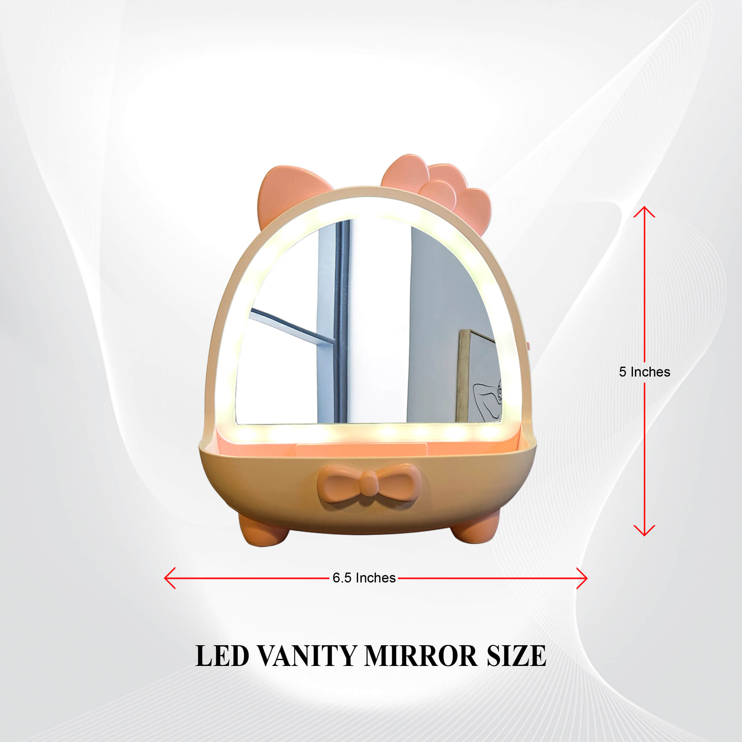 LED Vanity Mirror | Kids Fun Decoration