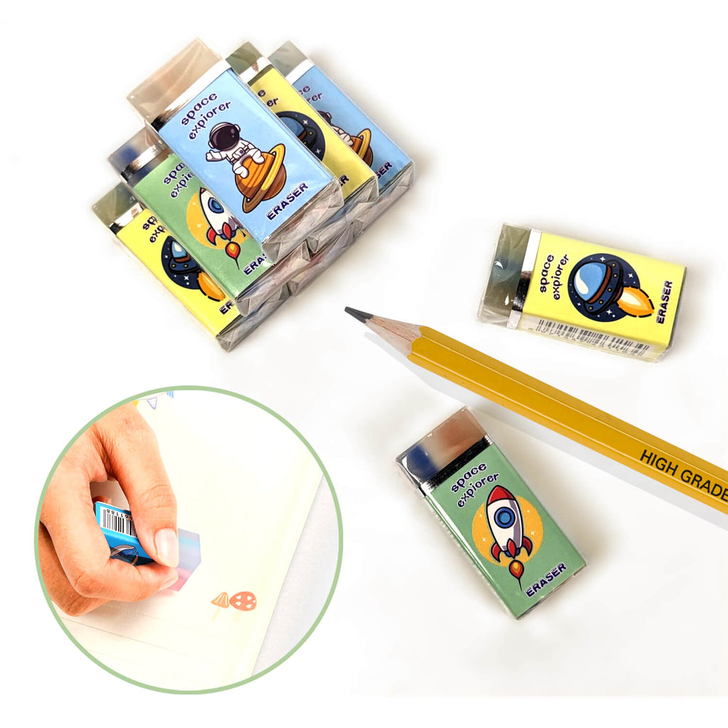 Astronaut Space Eraser Pack of 3