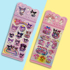 Sanrio Themed 3D Water Shake Stickers for Kids
