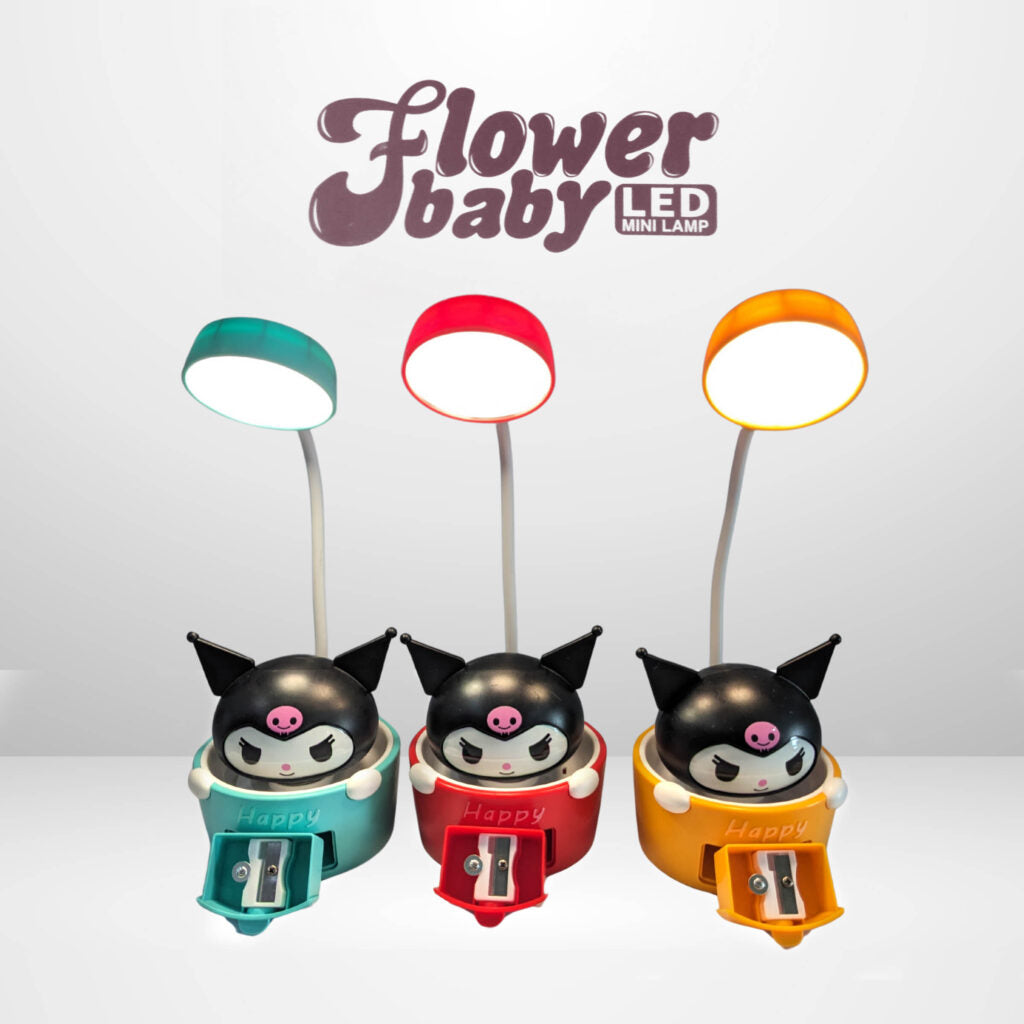 Kuromi Rechargeable Table Lamp with Sharpener