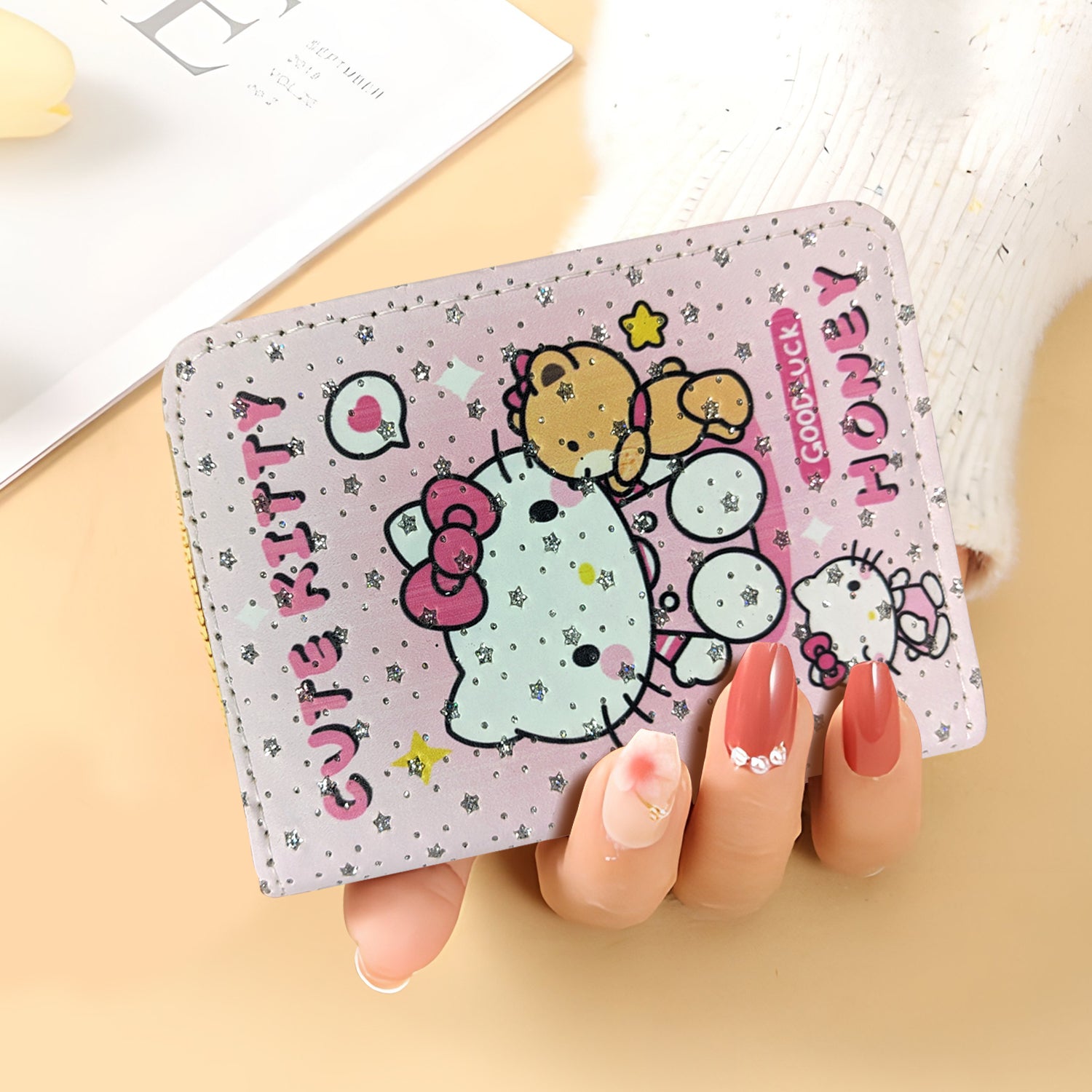 Lightweight Hello Kitty Compact Wallet for kids