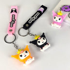 Senorio line Kuromi Silicone Keychain