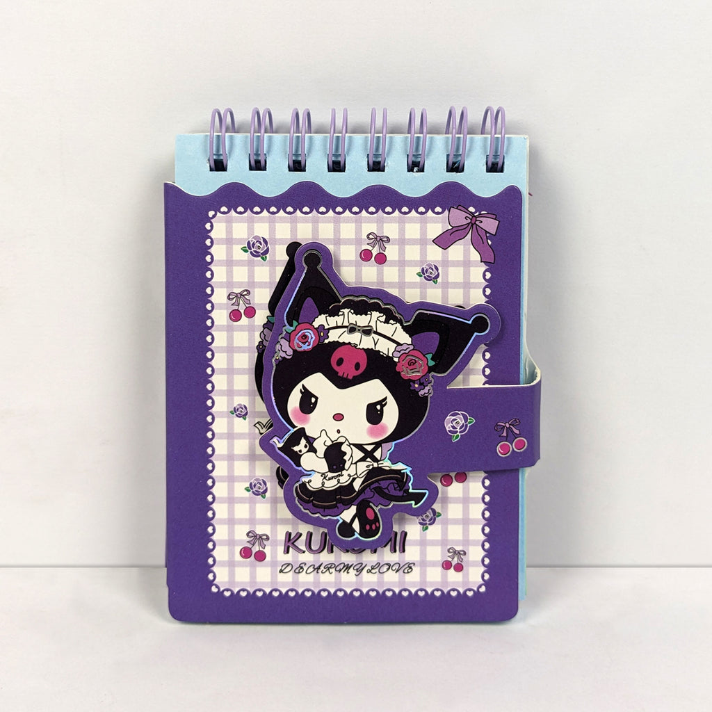 Kuromi Mini Spiral Notebook – Cute Pocket Diary for Kids