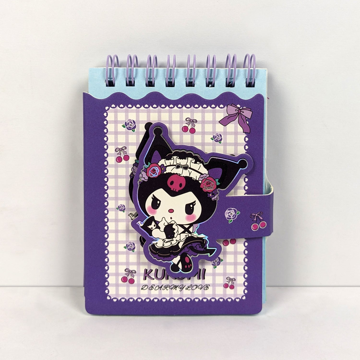 Kuromi Mini Spiral Notebook – Cute Pocket Diary for Kids