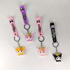Senorio line Kuromi Silicone Keychain