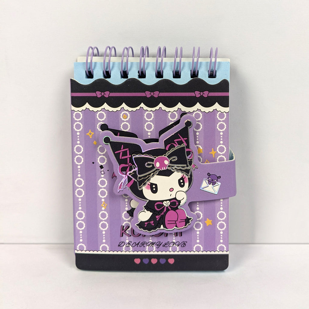 Kuromi Mini Spiral Notebook – Cute Pocket Diary for Kids
