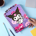 A5 Size Kuromi Style Rollover Coil Line Notebook