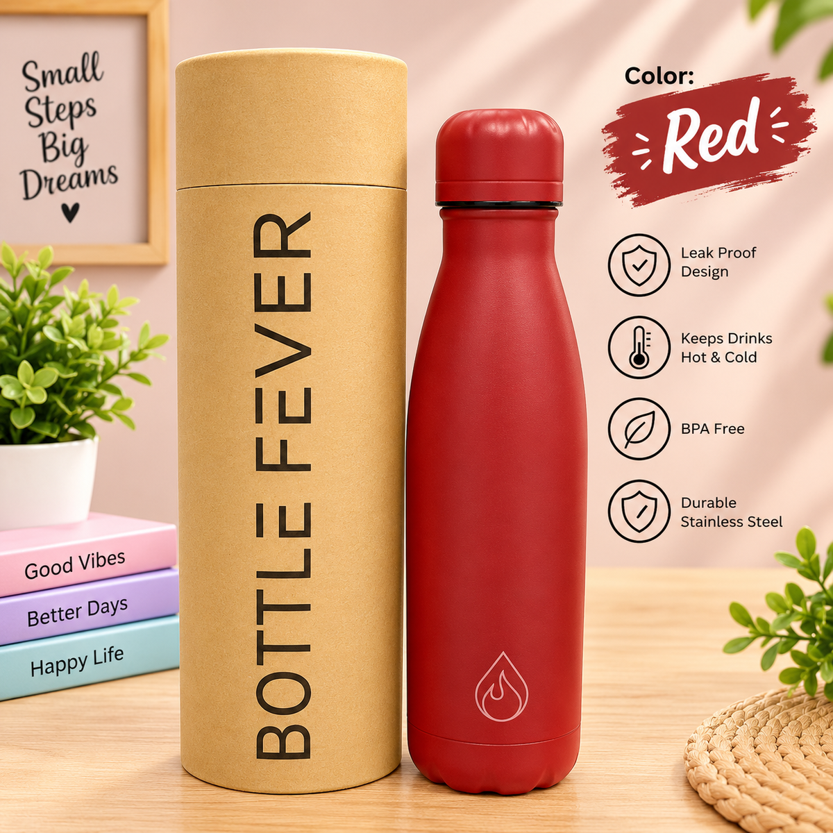500ML Stainless Steel Flask Water Bottle