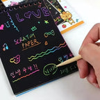 Scratch Art Notepad for Kids Large Size 10 Scratch Sheets