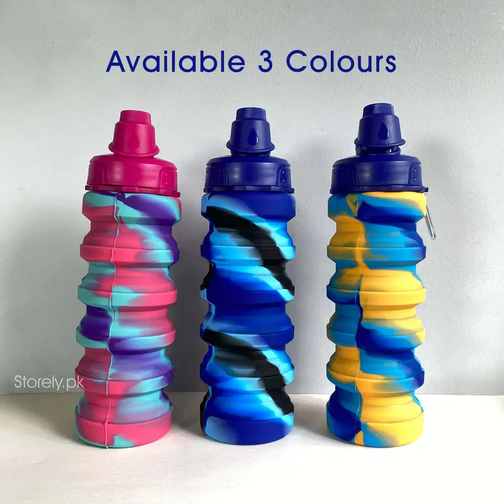Silicone Foldable Sports Bottle