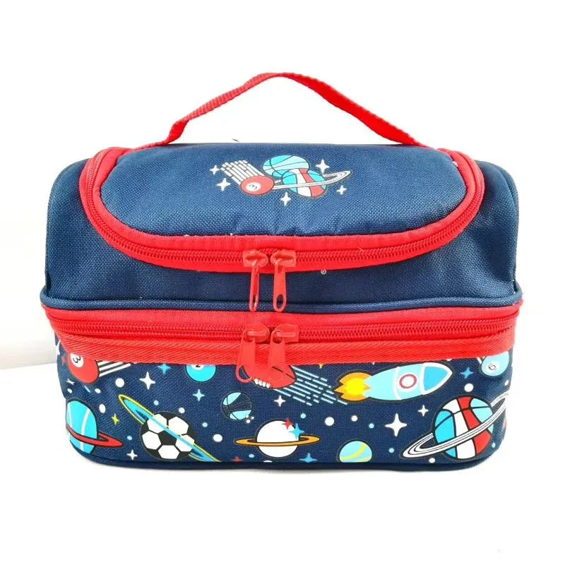 Lunch Bag Children’s Double-layer Insulated Box Bag