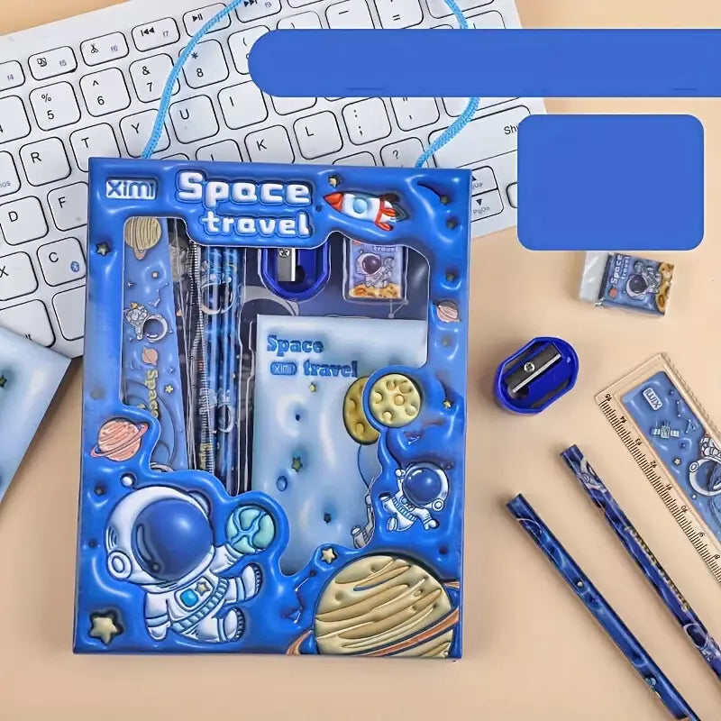 Space Theme Mars Exploration Stationery Set of 6 Pcs