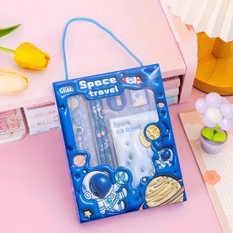 Space Theme Mars Exploration Stationery Set of 6 Pcs