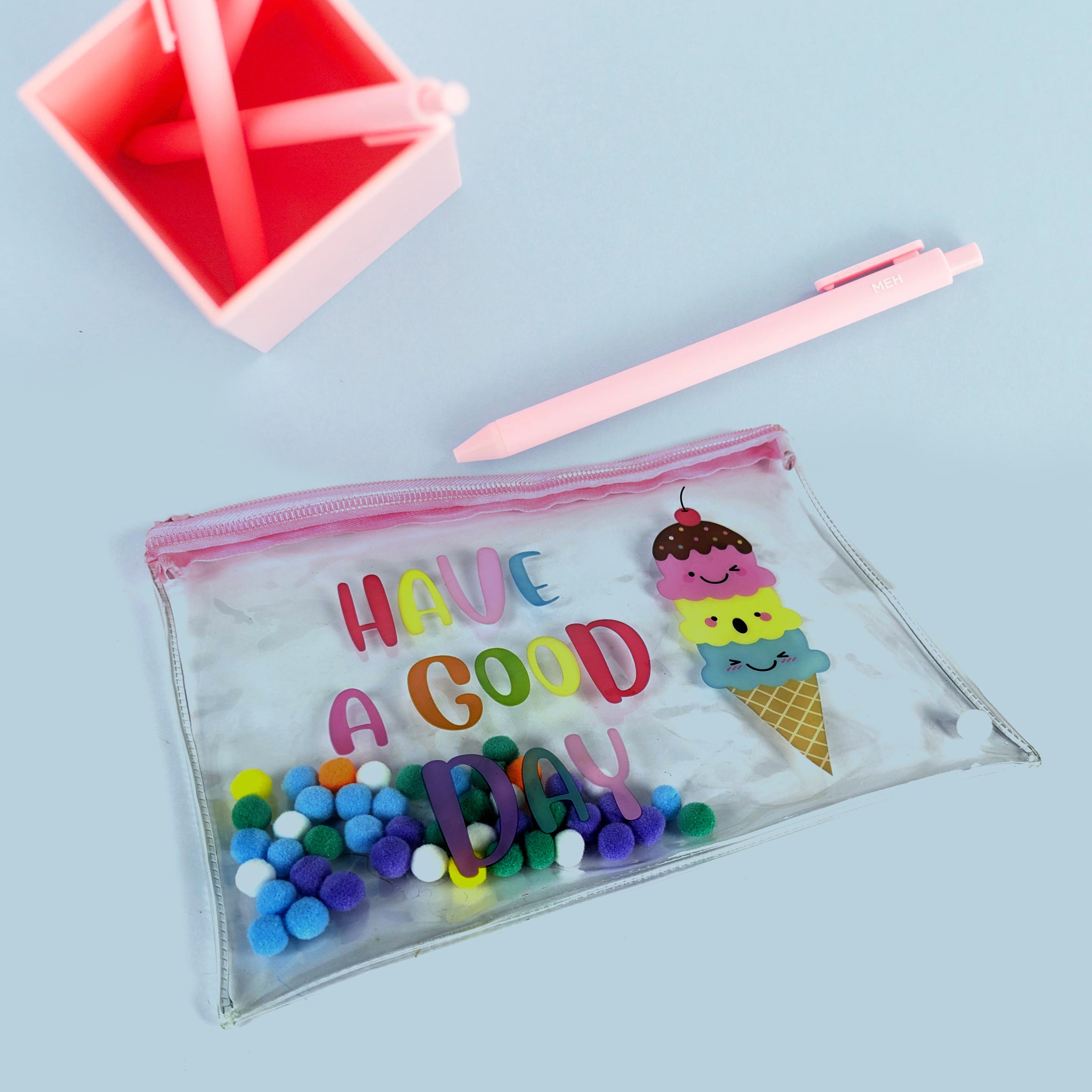Transparent Zip Lock Pouch Bag for Kids