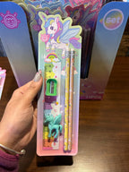 Unicorn &amp; Space Themed Kids Stationery Set - School Supplies