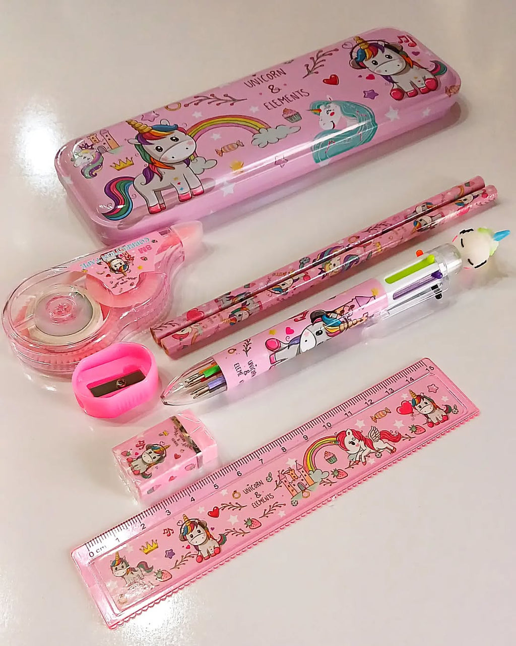 Unicorn Stationery Set 8 Pcs