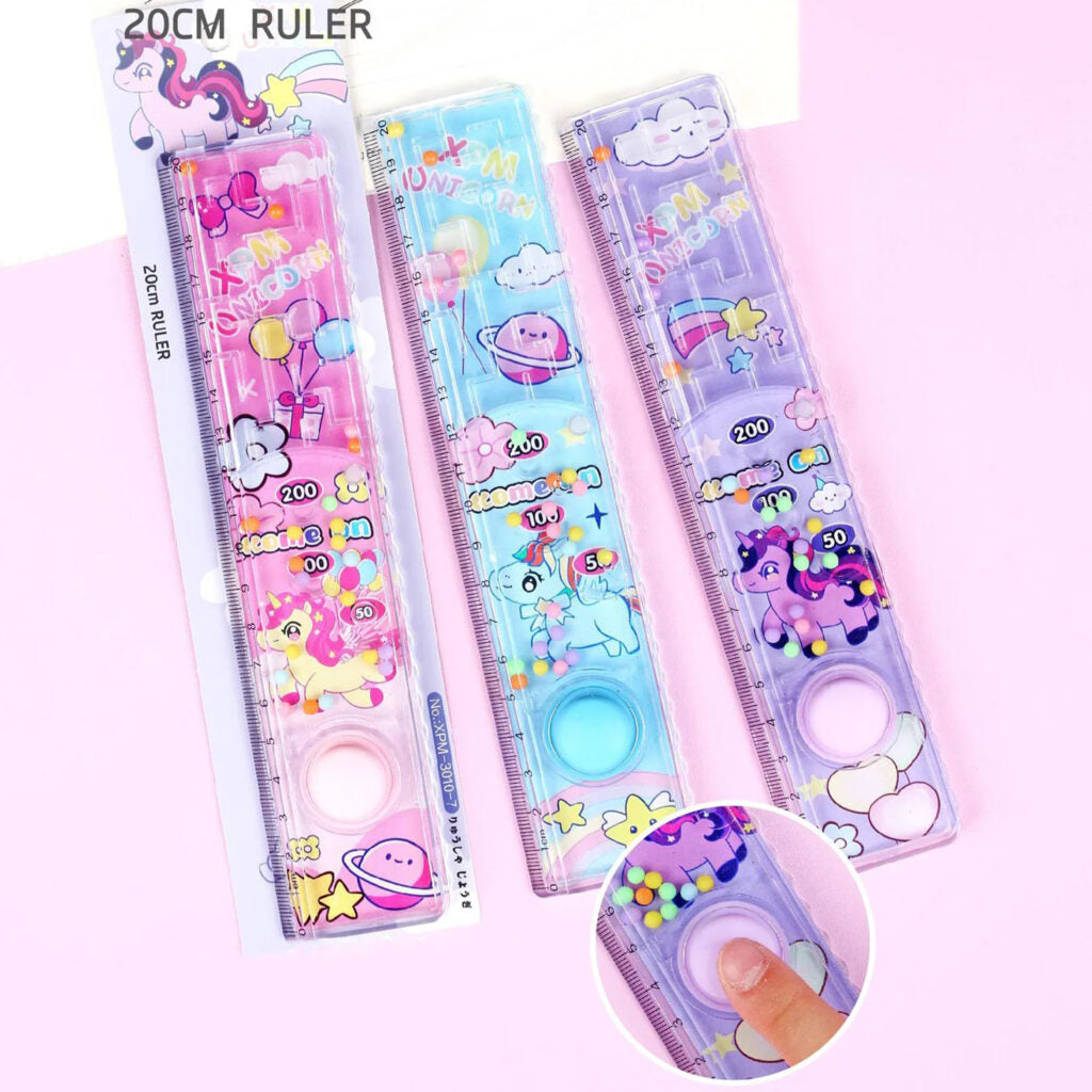 Sanrio-line Kuromi My Melody Character Water Game Ruler 20 cm