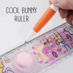 Sanrio-line Kuromi My Melody Character Water Game Ruler 20 cm