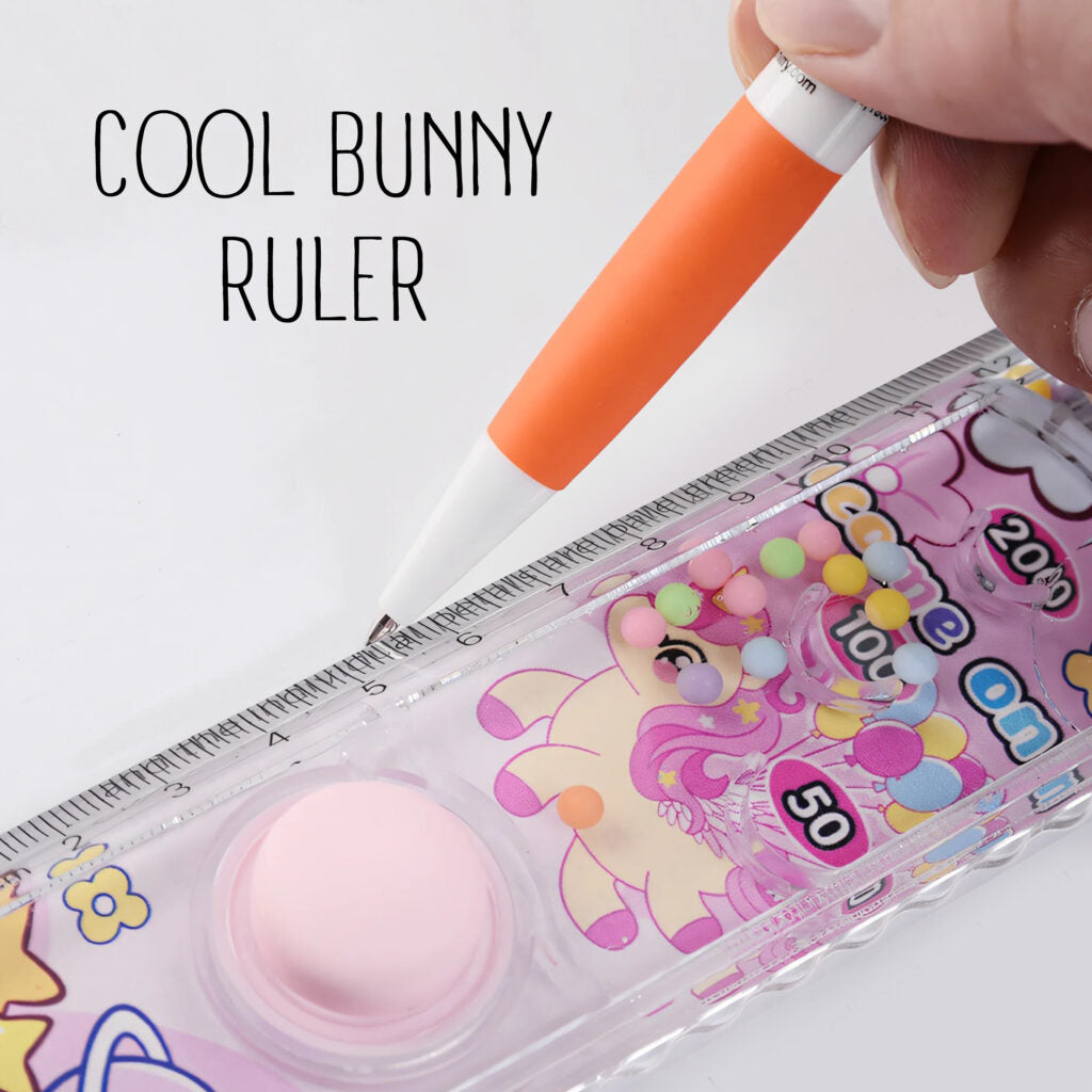 Sanrio-line Kuromi My Melody Character Water Game Ruler 20 cm