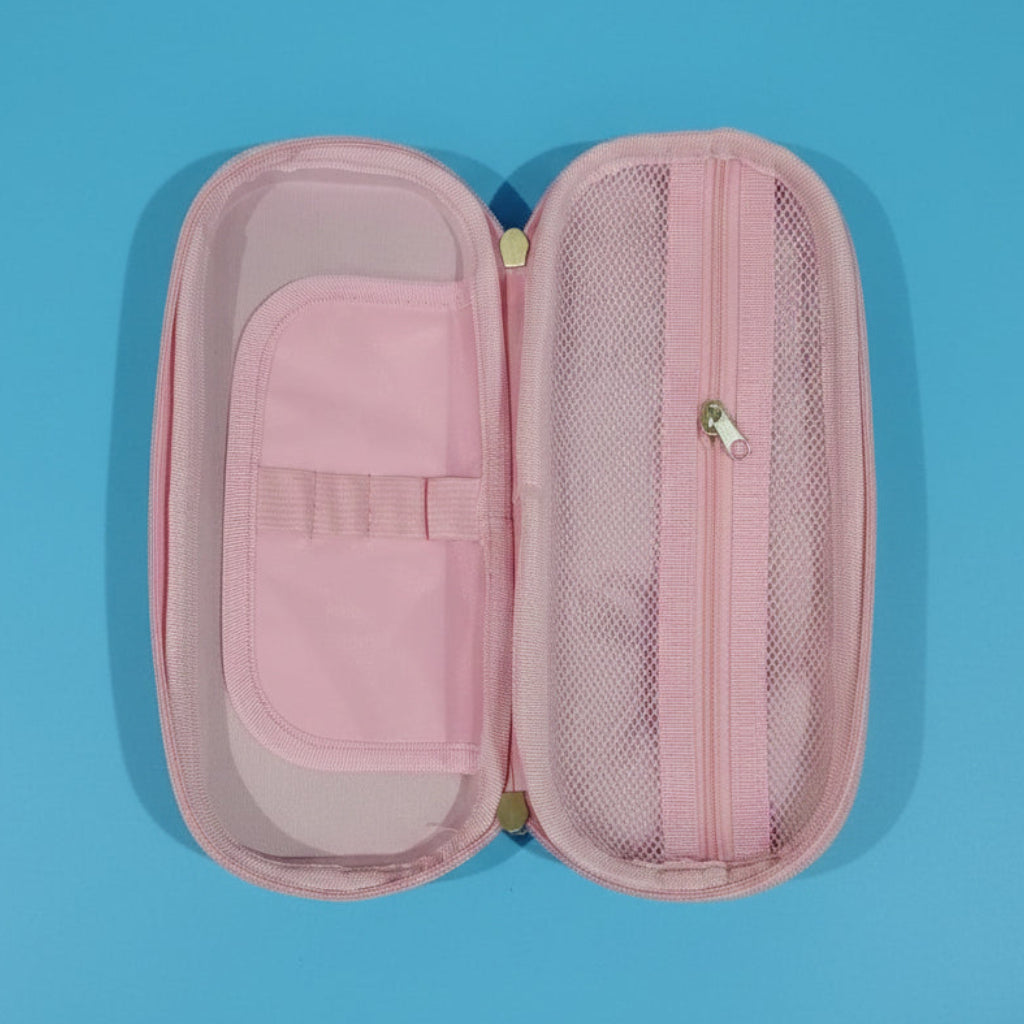 Cute Hardcase Pencil Pouch for Kids with Builtin Calculator