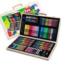 Wooden Box Kids Art Set – 220 Pcs