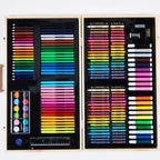 Wooden Box Kids Art Set – 220 Pcs