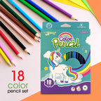 Yalong Color Pencils Triangle Pole Pack of 18 for Art Drawing