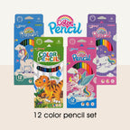 Yalong Colored Triangle Pole Pencils Pack of 12