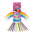 Yalong Colored Triangle Pole Pencils Pack of 12