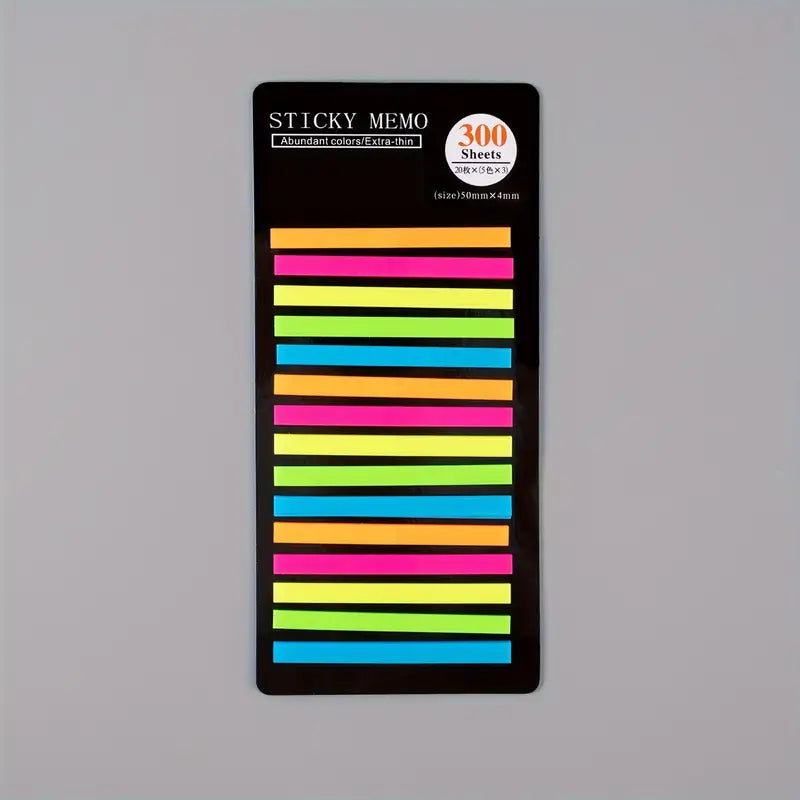 Fluorescent Waterproof Sticky Memo Notes