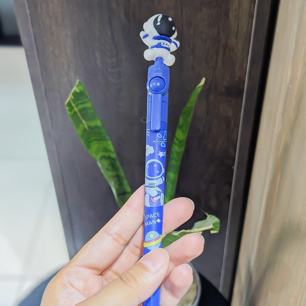 Spaceman Gel Pen 360 Degree Rotation