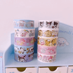 Cute Sanrio Washi Tape Set – 10 Rolls