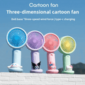 Scenario Them Mini Fan – Portable USB Rechargeable - Hello Kitty