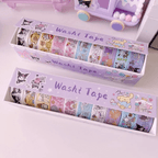 Cute Sanrio Washi Tape Set – 10 Rolls