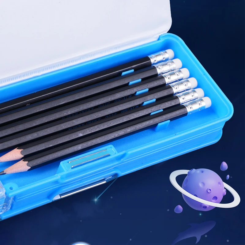 Space Theme Pencil Box for Kids