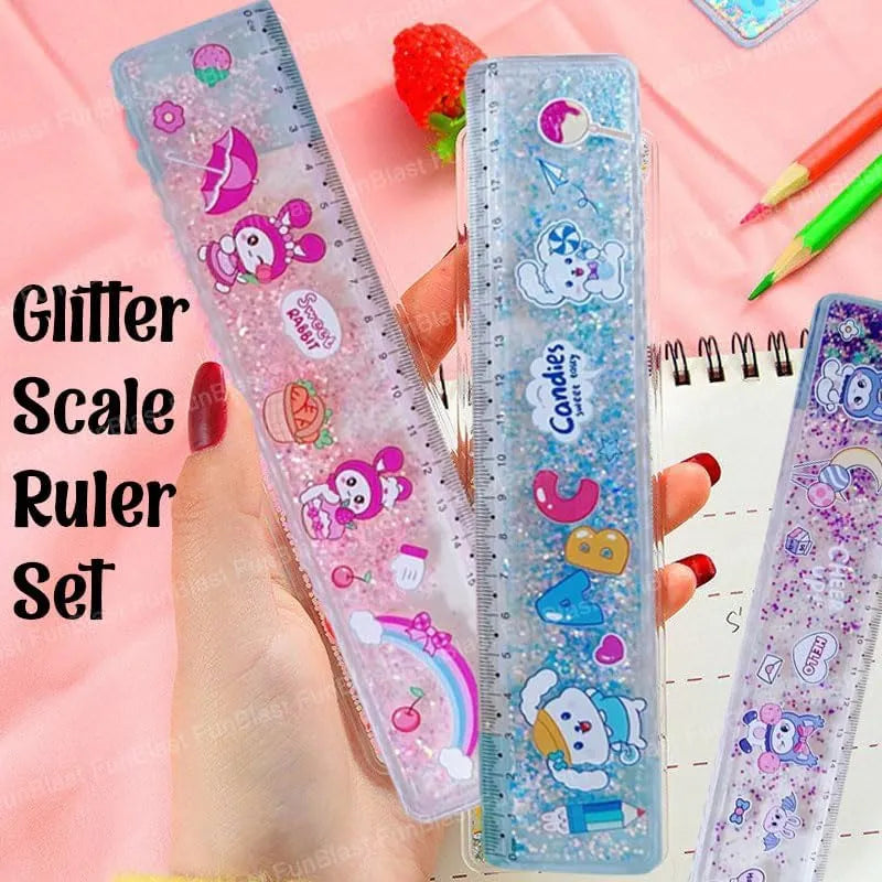 Sanrio-line Kuromi My Melody Character Water Ruler 20 cm