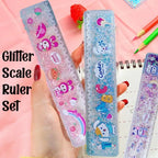 Sanrio-line Kuromi My Melody Character Water Ruler 20 cm
