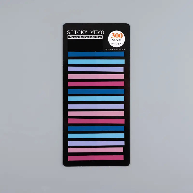 Fluorescent Waterproof Sticky Memo Notes