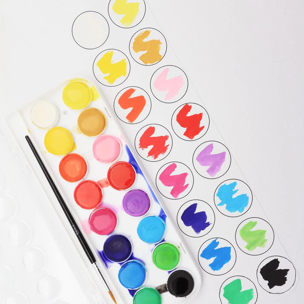 Mont Marte Water Color Set 16 Vibrant Colors with Brush