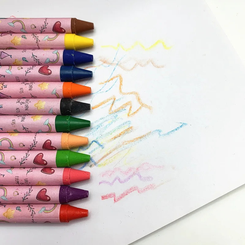 Unicorn Crayon Set – 12 Vibrant Colors