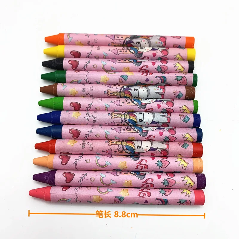 Unicorn Crayon Set – 12 Vibrant Colors