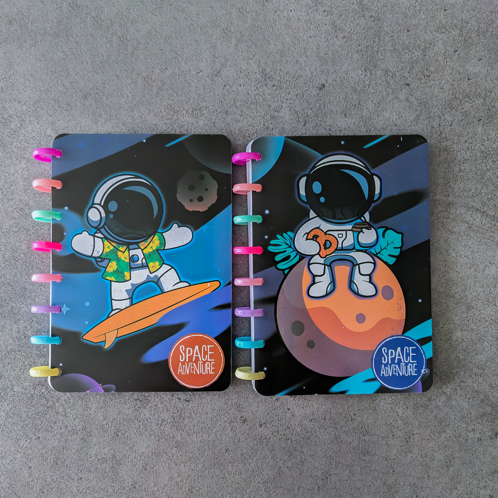 Space Adventure Disc-Bound Notebook A5 Size