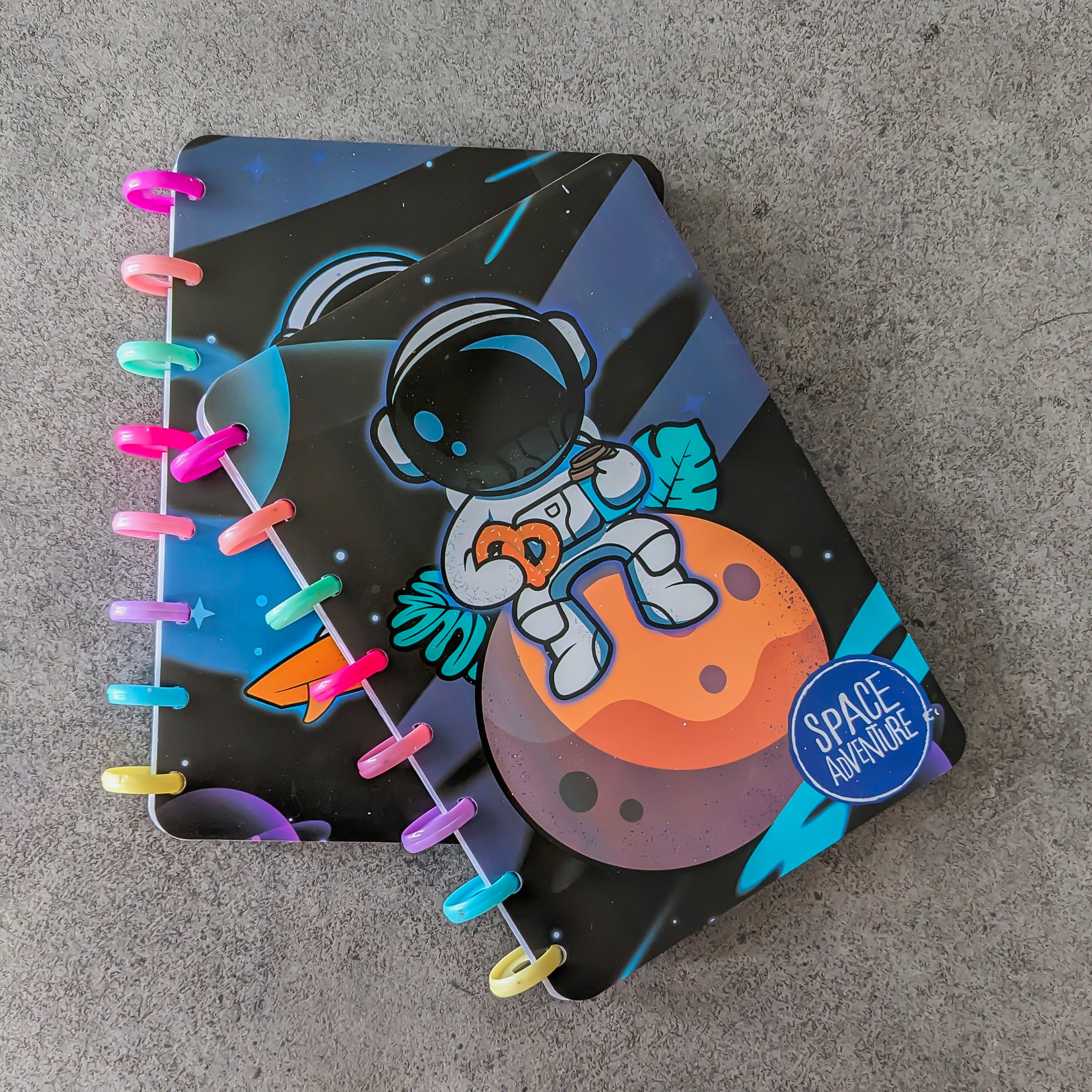 Space Adventure Disc-Bound Notebook A5 Size